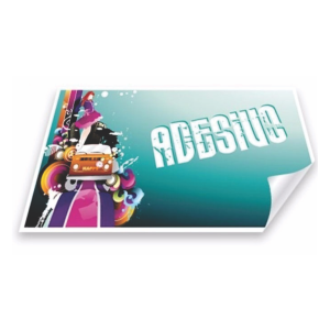 ADESIVO VALOR MINIMO VINIL  4X0 BRILHO/VERNIZ  